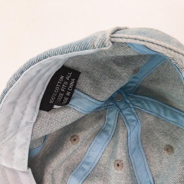 ◆リボン付きキャップ◆ヴィンテージデニム★1回着用のみ美品♪ < 女性ファッション ◆リボン付きキャップ◆ヴィンテージデニム★1回着用のみ美品♪ < 女性ファッションの