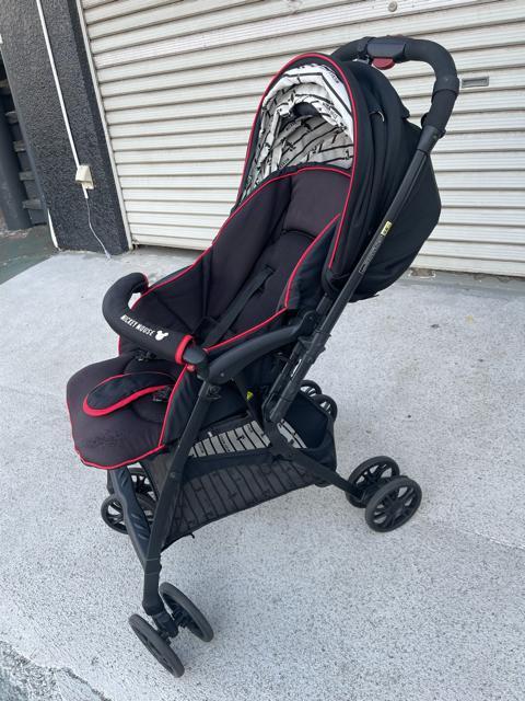 西松屋 ベビーカー Smart Angel デ・ヨーネ レジェ ミッキーデザイン アップリカ ブラック A型ベビーカー < キッズ/ベビー 西松屋 ベビーカー Smart Angel デ・ヨーネ レジェ ミッキーデザイン アップリカ ブラック A型ベビーカー < キッズ/ベビーの