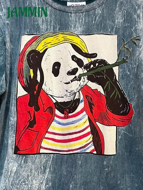 ラスタマンパンダTシャツ パンダ アジアン ラスタ レゲエ ヒッピー サイケ < 男性ファッション ラスタマンパンダTシャツ パンダ アジアン ラスタ レゲエ ヒッピー サイケ < 男性ファッションの