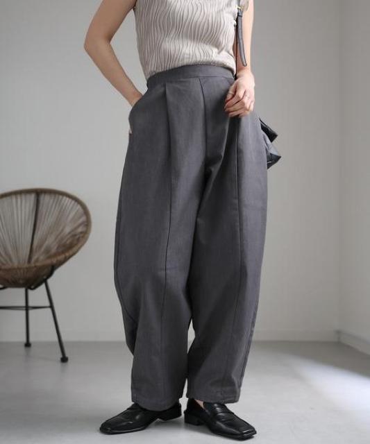 ap retroカーブボリュームパンツ < 女性ファッション ap retroカーブボリュームパンツ < 女性ファッションの