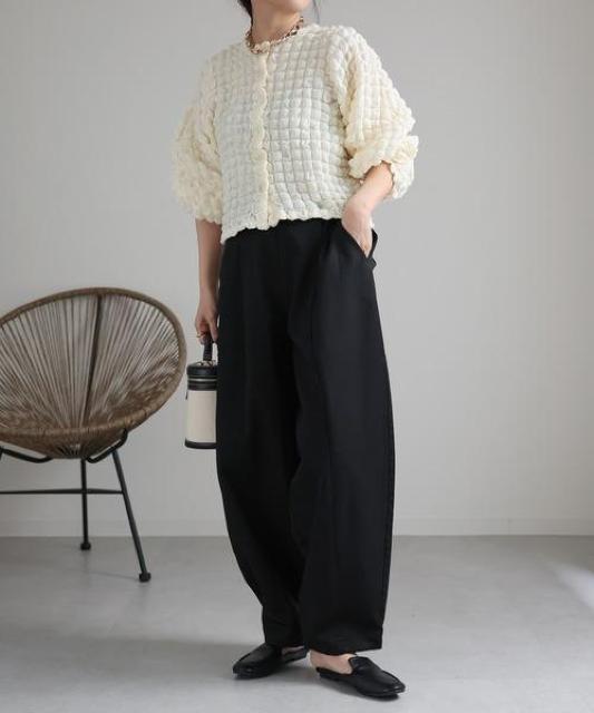 ap retroカーブボリュームパンツ < 女性ファッション ap retroカーブボリュームパンツ < 女性ファッションの