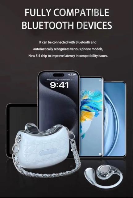 ブルートゥース イヤホン バッグデザイン オープンイヤー 空気伝導 ワイヤレスイヤホン ブラック < 家電/AV ブルートゥース イヤホン バッグデザイン オープンイヤー 空気伝導 ワイヤレスイヤホン ブラック < 家電/AVの