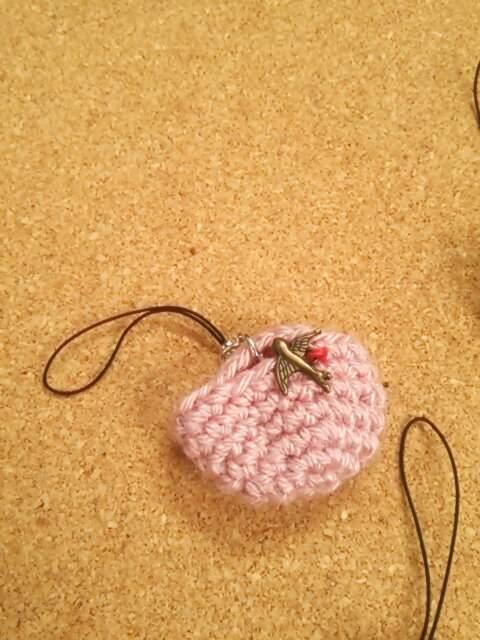 ハンドメイドストラップ マルシェバッグ型(ピンク) < 女性ファッション  ハンドメイドストラップ マルシェバッグ型(ピンク)  < 女性ファッションの