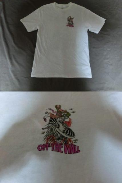 VANS スカル シューズドラックカー両面プリントT US BOY'S XL < 男性ファッション  VANS スカル シューズドラックカー両面プリントT US BOY'S XL  < 男性ファッションの