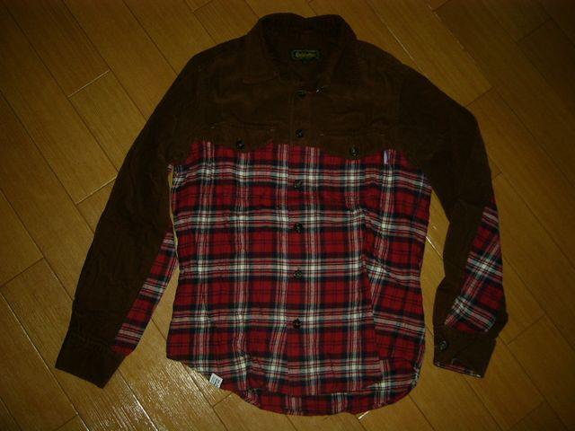 BALABUSHKAバラブシュカ切替チェックシャツ1赤系グッドイナフ < 男性ファッション  BALABUSHKAバラブシュカ切替チェックシャツ1赤系グッドイナフ  < 男性ファッションの