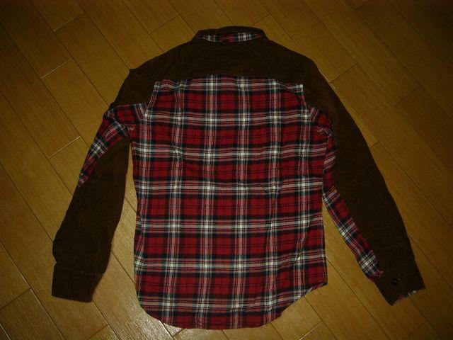 BALABUSHKAバラブシュカ切替チェックシャツ1赤系グッドイナフ < 男性ファッション  BALABUSHKAバラブシュカ切替チェックシャツ1赤系グッドイナフ < 男性ファッションの