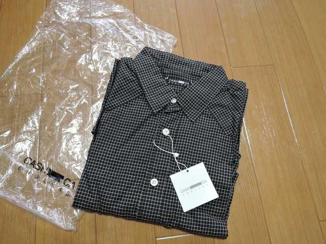 新品カシュカCASHCAギンガムチェックシャツM黒薄手ウエスタン < 男性ファッション 新品カシュカCASHCAギンガムチェックシャツM黒薄手ウエスタン < 男性ファッションの