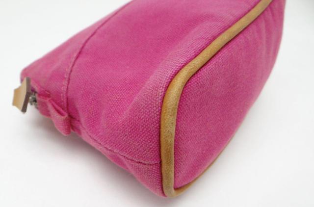 HERMES エルメス ボリードミニ キャンバスポーチ ピンク系<USED>【送料無料】 < ブランド HERMES エルメス ボリードミニ キャンバスポーチ ピンク系<USED>【送料無料】 < ブランドの