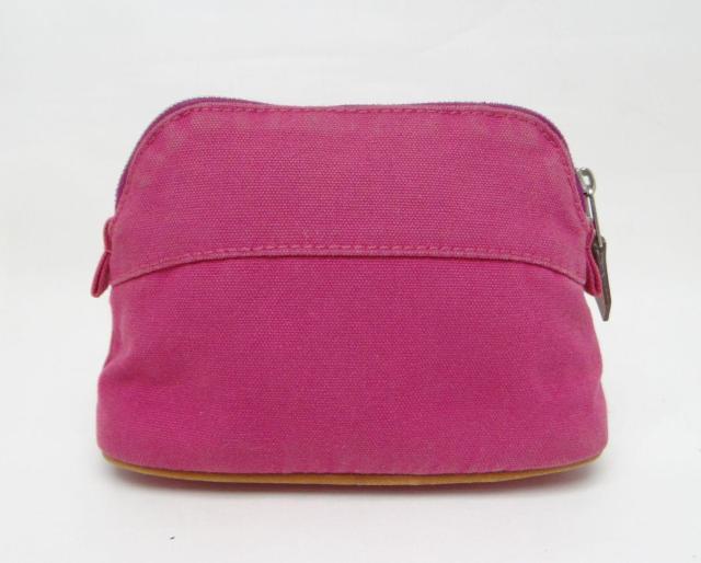 HERMES エルメス ボリードミニ キャンバスポーチ ピンク系<USED>【送料無料】 < ブランド HERMES エルメス ボリードミニ キャンバスポーチ ピンク系<USED>【送料無料】 < ブランドの