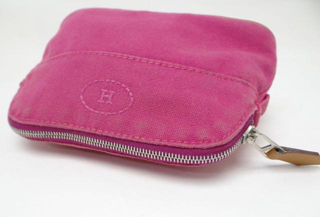 HERMES エルメス ボリードミニ キャンバスポーチ ピンク系<USED>【送料無料】 < ブランド HERMES エルメス ボリードミニ キャンバスポーチ ピンク系<USED>【送料無料】 < ブランドの