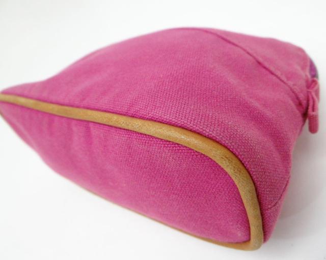 HERMES エルメス ボリードミニ キャンバスポーチ ピンク系<USED>【送料無料】 < ブランド HERMES エルメス ボリードミニ キャンバスポーチ ピンク系<USED>【送料無料】 < ブランドの