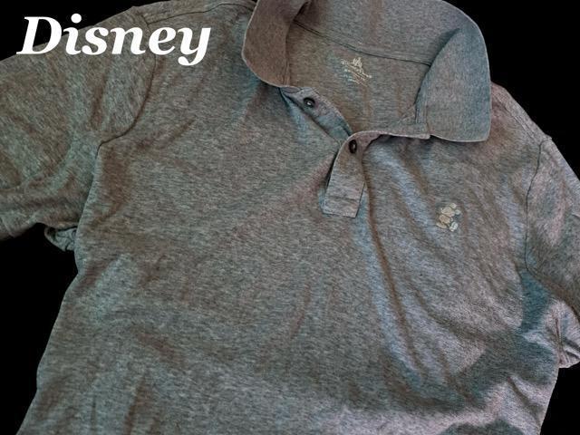 【Disney】ディズニー Washed ミッキーマウス ポロシャツ Modern Fit USーXL(XXL)/Gray < 男性ファッション 【Disney】ディズニー Washed ミッキーマウス ポロシャツ Modern Fit USーXL(XXL)/Gray < 男性ファッションの