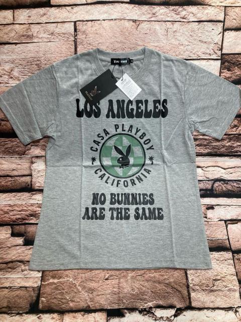 送料無料!人気ブランド【プレイボーイ】プリント入り男女兼用 綿混半袖TシャツA(画像から)1枚 < 男性ファッション 送料無料!人気ブランド【プレイボーイ】プリント入り男女兼用 綿混半袖TシャツA(画像から)1枚 < 男性ファッションの