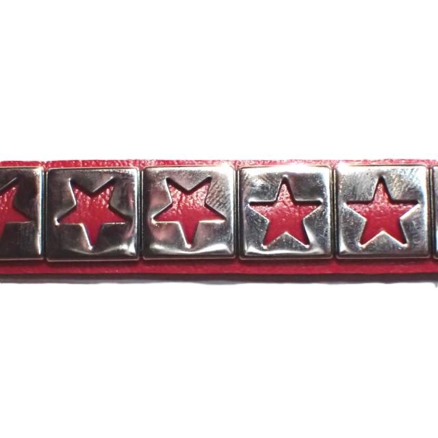スタッズ 鋲 星 スター 1列 レザーブレスレット ブレスレット アクセサリー バングル リストバンド ロック パンク 赤色 A < 男性アクセサリー/時計 スタッズ 鋲 星 スター 1列 レザーブレスレット ブレスレット アクセサリー バングル リストバンド ロック パンク 赤色 A < 男性アクセサリー/時計の