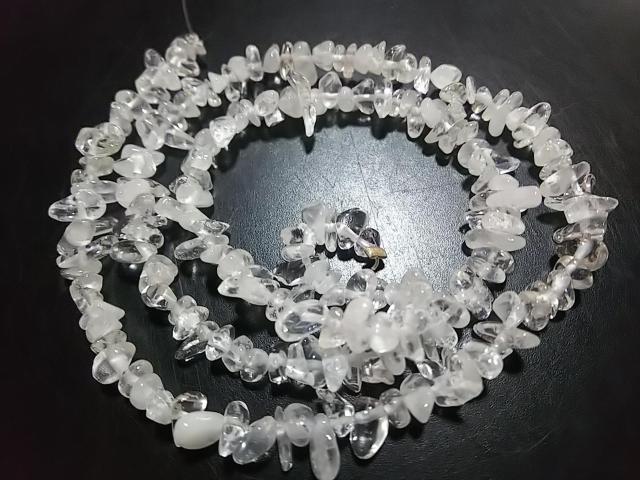 天然石★水晶 さざれ 1連 < 女性アクセサリー/時計  天然石★水晶 さざれ 1連  < 女性アクセサリー/時計の