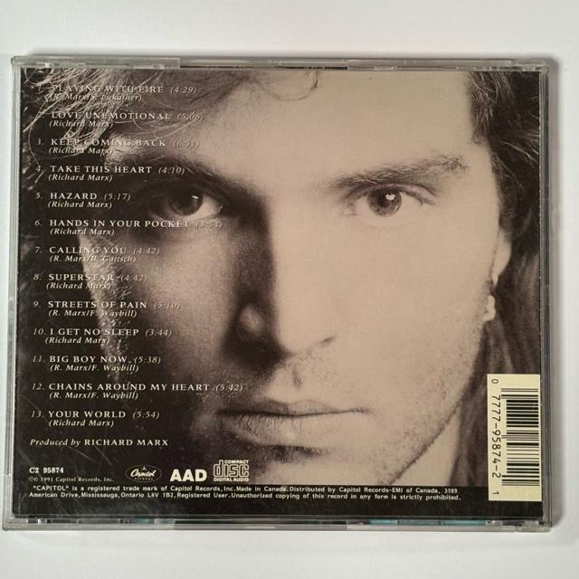 Richard Marx / Rush Street  CD/DVD/rfI 