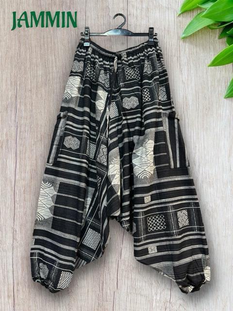 織り柄サルエルパンツ アジアン 男女兼用 エスニック サルエルパンツ < 男性ファッション 織り柄サルエルパンツ アジアン 男女兼用 エスニック サルエルパンツ < 男性ファッションの