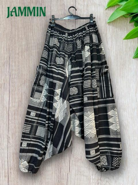 織り柄サルエルパンツ アジアン 男女兼用 エスニック サルエルパンツ < 男性ファッション 織り柄サルエルパンツ アジアン 男女兼用 エスニック サルエルパンツ < 男性ファッションの