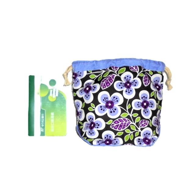 【底マチ幅が広い巾着】◆ヴェラブラッドリー◆【Plum Petals】 < 女性ファッション 【底マチ幅が広い巾着】◆ヴェラブラッドリー◆【Plum Petals】 < 女性ファッションの