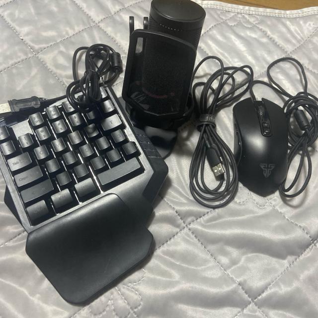 �Q�[�~���O�L�[�{�[�h USB�ڑ� FIFINE �}�C�N���t�H�� �Z�b�g  �� PC�{��/���Ӌ@��� 