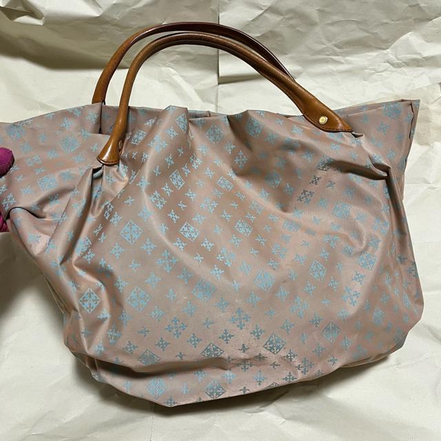 大容量 russet ラシット モノグラム トートバッグ グレー 軽量 旅行 ナイロン < ブランド 大容量 russet ラシット モノグラム トートバッグ グレー 軽量 旅行 ナイロン < ブランドの