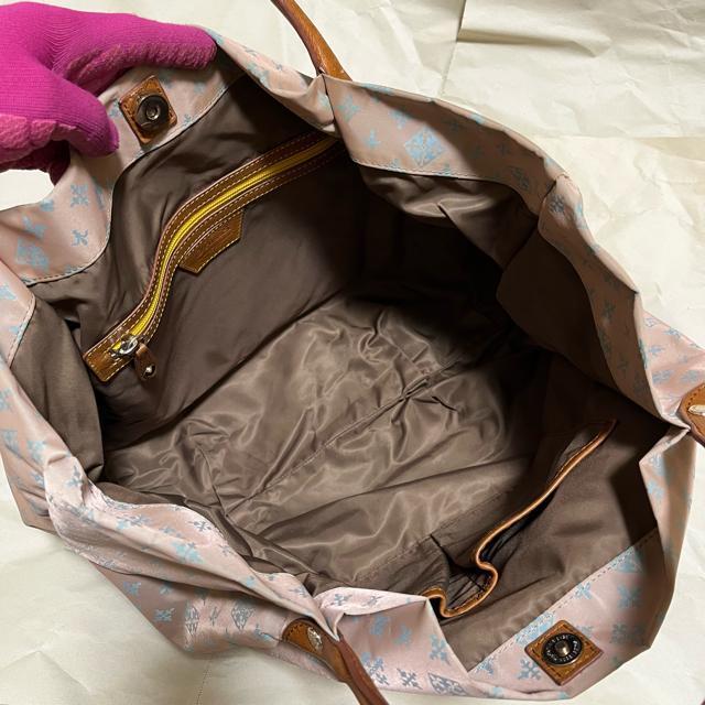 大容量 russet ラシット モノグラム トートバッグ グレー 軽量 旅行 ナイロン < ブランド 大容量 russet ラシット モノグラム トートバッグ グレー 軽量 旅行 ナイロン < ブランドの