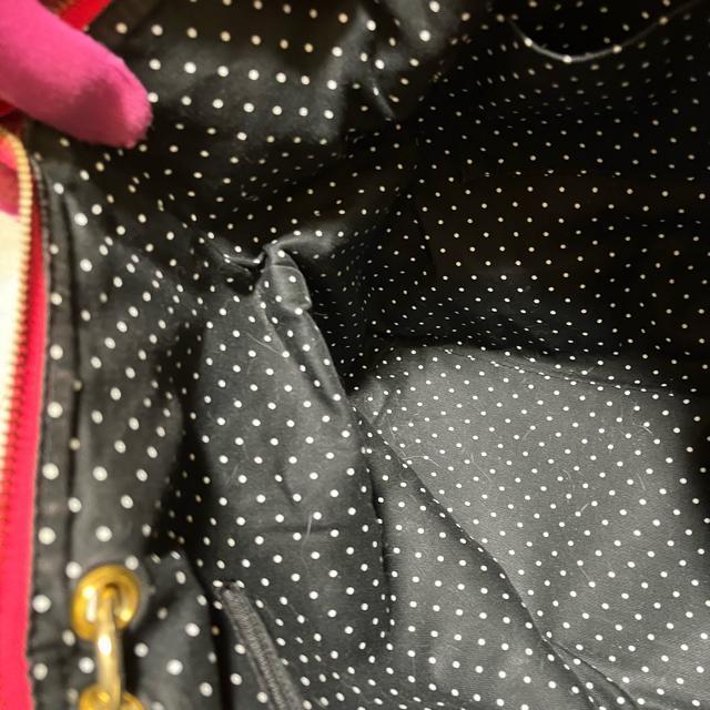 【サマンサタバサ】 ストライプ トートバッグ ピンクロゴ 大容量 肩がけOK < ブランド 【サマンサタバサ】 ストライプ トートバッグ ピンクロゴ 大容量 肩がけOK < ブランドの