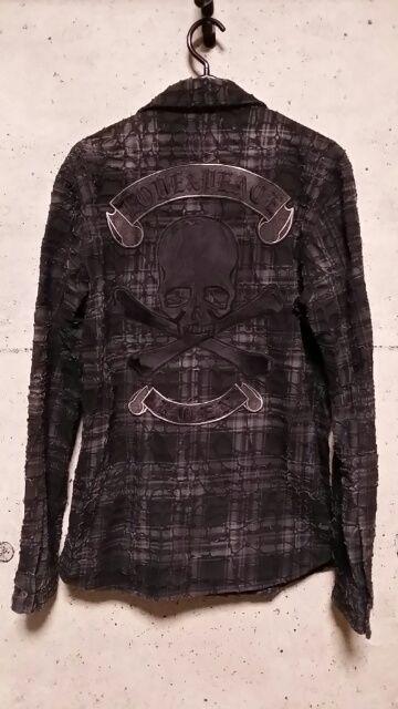 ROENロエン バックスカルボンディングコーティングチェックシャツ 46 < ブランド  ROENロエン バックスカルボンディングコーティングチェックシャツ 46  < ブランドの