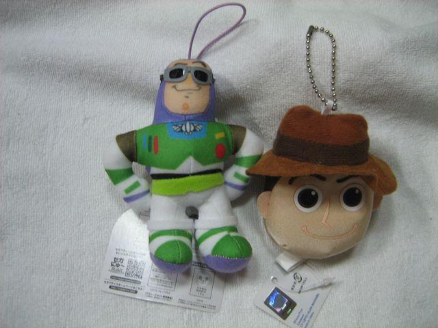トイストーリー マスコットぬいぐるみ ウッディ/バズ・ライトイヤー < おもちゃ  トイストーリー マスコットぬいぐるみ ウッディ/バズ・ライトイヤー  < おもちゃの