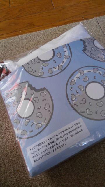 マイクロファイバー!変型!大判バスタオル!鮮やかなピンクドーナツ柄!形!新品! < インテリア/ライフ  マイクロファイバー!変型!大判バスタオル!鮮やかなピンクドーナツ柄!形!新品! < インテリア/ライフの