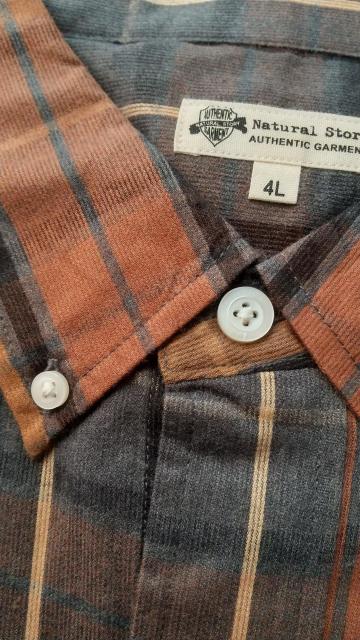 2Lサイズ!ブランド品Natural story!高貴紳士的ライトピケ起毛!長袖シャツ! < 男性ファッション  2Lサイズ!ブランド品Natural story!高貴紳士的ライトピケ起毛!長袖シャツ! < 男性ファッションの