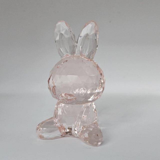 新品*アクリルアイス*ウサギ*クリスタル*フィギュア*ピンク < インテリア/ライフ 新品*アクリルアイス*ウサギ*クリスタル*フィギュア*ピンク < インテリア/ライフの