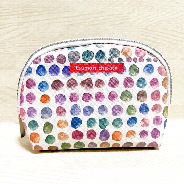 【NEW】水彩ドット柄マルチポーチ/tsumori chisato/ホワイト < 女性ファッション  【NEW】水彩ドット柄マルチポーチ/tsumori chisato/ホワイト < 女性ファッションの