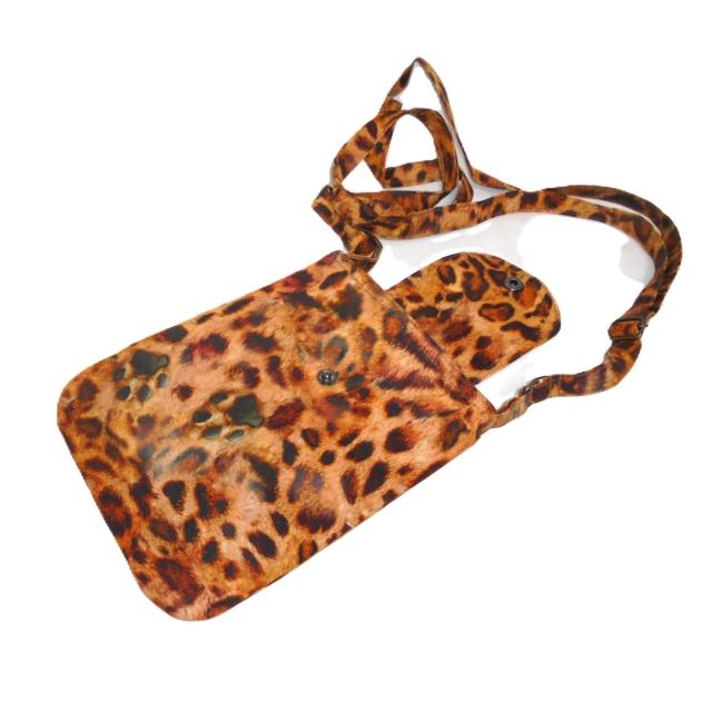 ◆ベンガル猫◆茶系ヒョウ柄猫◆スマホポシェット ショルダー ポーチ < 女性ファッション ◆ベンガル猫◆茶系ヒョウ柄猫◆スマホポシェット ショルダー ポーチ < 女性ファッションの