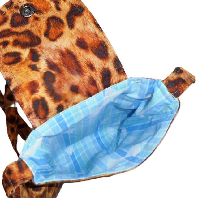 ◆ベンガル猫◆茶系ヒョウ柄猫◆スマホポシェット ショルダー ポーチ < 女性ファッション ◆ベンガル猫◆茶系ヒョウ柄猫◆スマホポシェット ショルダー ポーチ < 女性ファッションの