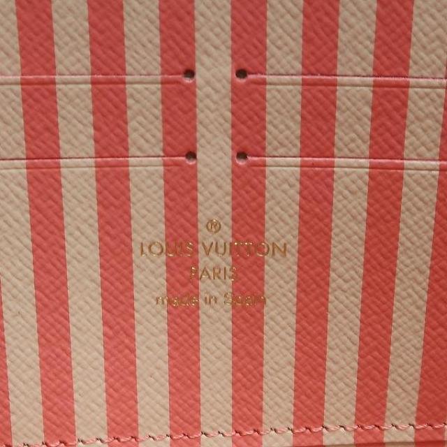 ◆ 本物 新品同様 ◆ LV ルイヴィトン 希少 ダミエ トランク ジッピーウォレット 長財布 内ストライプ 袋 箱 N63026 < ブランド  ◆ 本物 新品同様 ◆ LV ルイヴィトン 希少 ダミエ トランク ジッピーウォレット 長財布 内ストライプ 袋 箱 N63026 < ブランドの