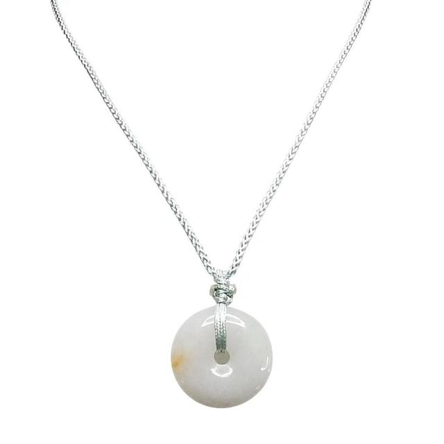 オレンジ柄入りラベンダーひすい本翡翠丸紐ネックレス天然石UK2-2-15Za < 女性アクセサリー/時計  オレンジ柄入りラベンダーひすい本翡翠丸紐ネックレス天然石UK2-2-15Za  < 女性アクセサリー/時計の