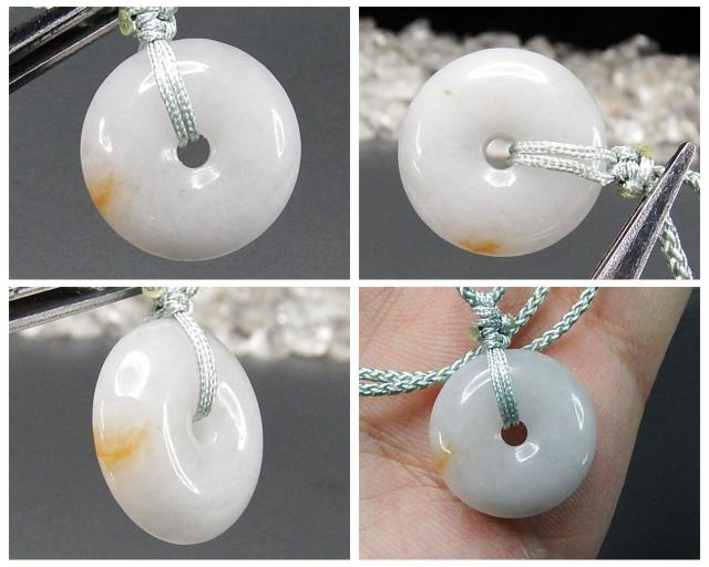 オレンジ柄入りラベンダーひすい本翡翠丸紐ネックレス天然石UK2-2-15Za < 女性アクセサリー/時計  オレンジ柄入りラベンダーひすい本翡翠丸紐ネックレス天然石UK2-2-15Za < 女性アクセサリー/時計の