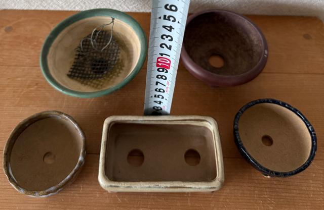 O 盆栽鉢 豆盆栽鉢 山野草鉢 多肉植物鉢 植木鉢 5鉢セット陶器製 落款印あり < ペット/手芸/園芸 O 盆栽鉢 豆盆栽鉢 山野草鉢 多肉植物鉢 植木鉢 5鉢セット陶器製 落款印あり < ペット/手芸/園芸の