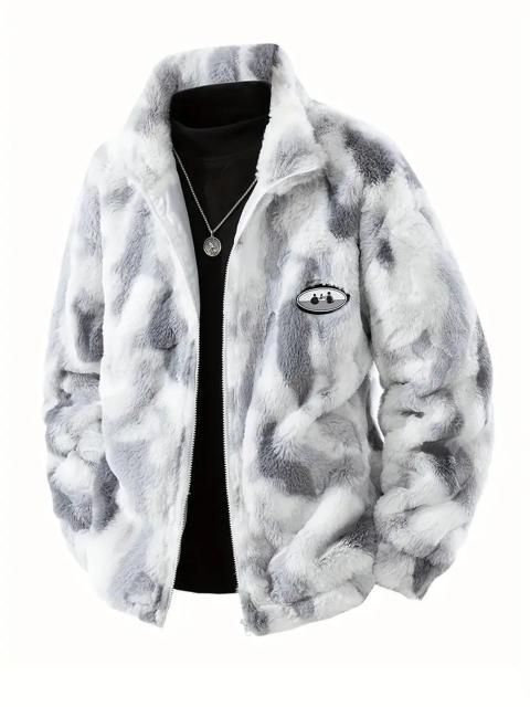 超お買い得3990円★メンズ プラッシュ フェイクファー ジャケット - ジッパーフロント USAサイズS(日本サイズL相当) < 男性ファッション 超お買い得3990円★メンズ プラッシュ フェイクファー ジャケット - ジッパーフロント USAサイズS(日本サイズL相当) < 男性ファッションの