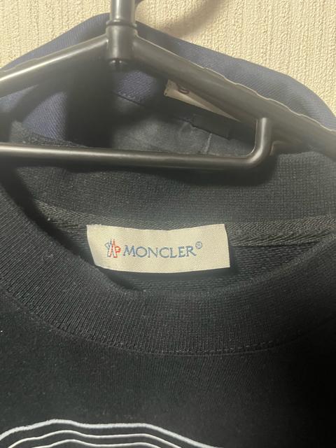 MONCLER �����N���[�� �X�E�F�b�g �g���[�i�[ �u���b�N ���S �� �u�����h�� 