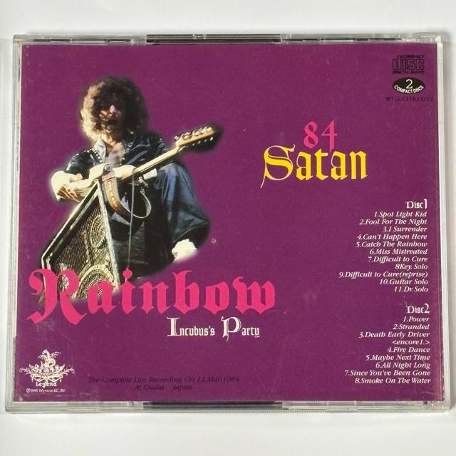RAINBOW / SATAN 84 : INCUBUS'S PARTY (2CD) �� CD/DVD/�r�f�I�� 