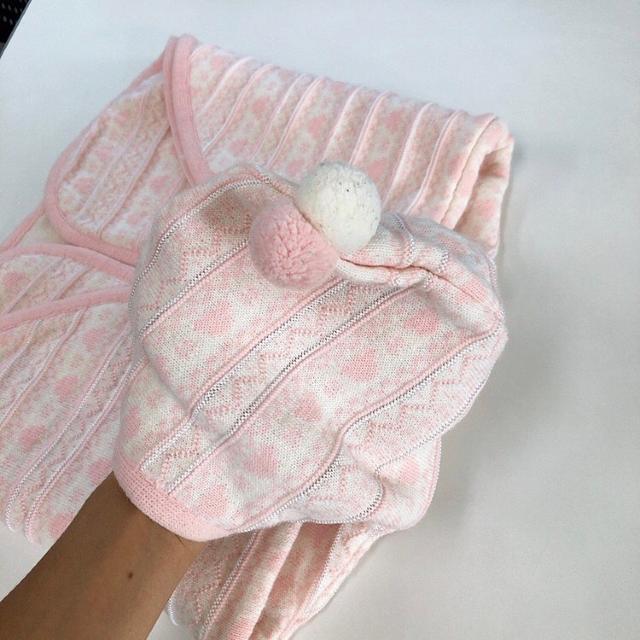 ◆familiar/ファミリア◆ニットケープ★60-90サイズ*アウター代わり♪ < ブランド  ◆familiar/ファミリア◆ニットケープ★60-90サイズ*アウター代わり♪ < ブランドの