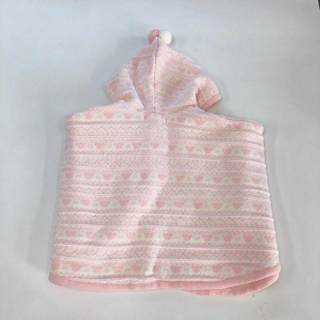 ◆familiar/ファミリア◆ニットケープ★60-90サイズ*アウター代わり♪ < ブランド  ◆familiar/ファミリア◆ニットケープ★60-90サイズ*アウター代わり♪ < ブランドの