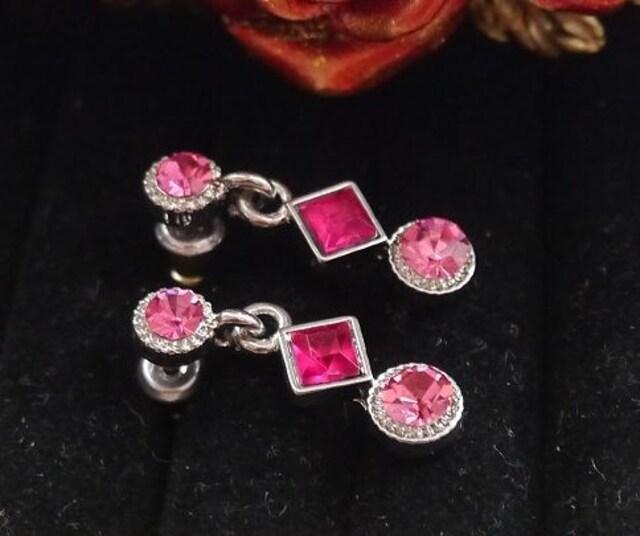 新品ゴスロリ姫系アンティーク調エレガントローズストーンピアス < 女性アクセサリー/時計 新品ゴスロリ姫系アンティーク調エレガントローズストーンピアス < 女性アクセサリー/時計の