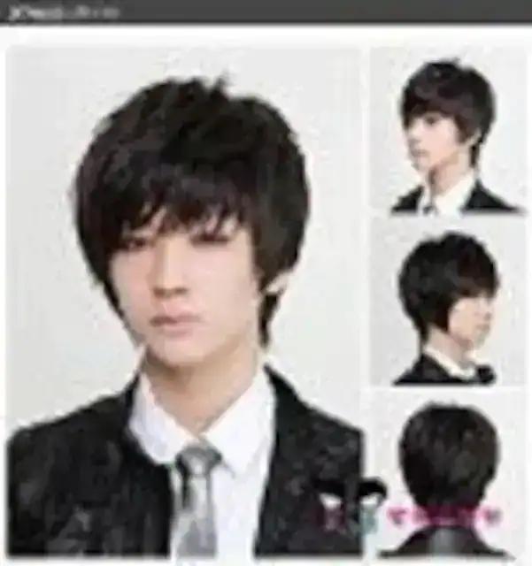 お試し価格990円★人気メンズ ウィッグ かつら ネット付 黒 < 男性ファッション  お試し価格990円★人気メンズ ウィッグ かつら ネット付 黒 < 男性ファッションの