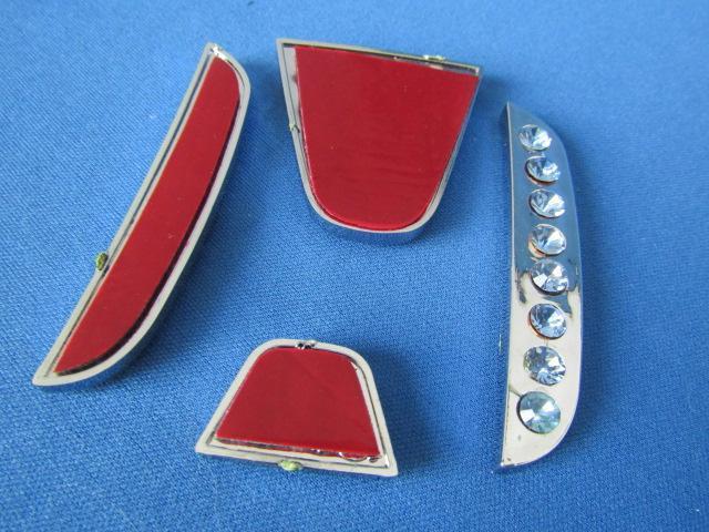 ●HONDA Hマーク VIPスワロフスキー風 オーナメント プレートSET! < 自動車/バイク ●HONDA Hマーク VIPスワロフスキー風 オーナメント プレートSET! < 自動車/バイク