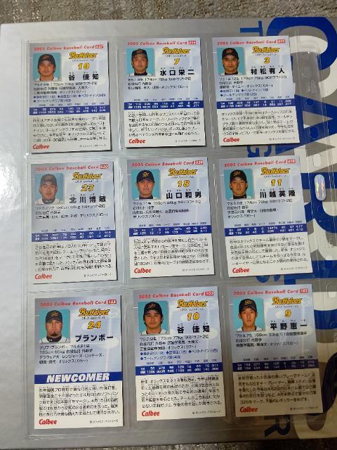 カルビー '05 バファローズ 松村 水口 谷 川越 山口 北川 平野 ブランボー '06 清原 < トレーディングカード カルビー '05 バファローズ 松村 水口 谷 川越 山口 北川 平野 ブランボー '06 清原 < トレーディングカードの