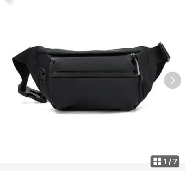 新品 未使用 ボディバッグ ウエストポーチ 黒 ブラック シンプル メンズ < 男性ファッション  新品 未使用 ボディバッグ ウエストポーチ 黒 ブラック シンプル メンズ  < 男性ファッションの