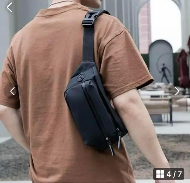 新品 未使用 ボディバッグ ウエストポーチ 黒 ブラック シンプル メンズ < 男性ファッション  新品 未使用 ボディバッグ ウエストポーチ 黒 ブラック シンプル メンズ < 男性ファッションの